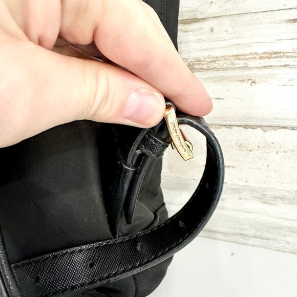 Michael Kors Women Black Nylon Jet Set Travel Large Backpack - Picture 6 of 8